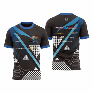 <span class=keywords><strong>Polo</strong></span> da <span class=keywords><strong>Moto</strong></span> per Corse e Gare |   Stampa digitale traspirante ad asciugatura rapida anti-UV |   Camicia unisex per adulti con bottoni e maniche corte - Product Image 3
