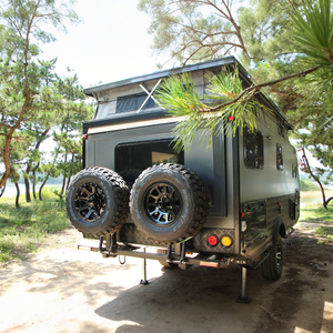 Vente directe d'usine en Chine, camping-car standard tout-terrain, camping-car, caravane <span class=keywords><strong>de</strong></span> voyage, camping-car avec lits, réservoir d'eau, toilettes - Product Image 2