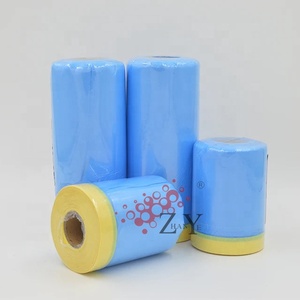 <span class=keywords><strong>Film</strong></span> de masquage pré-adhésif bleu, blanc et <span class=keywords><strong>vert</strong></span> de 8 microns d'épaisseur pour peinture automobile - Prix de gros - Product Image 4
