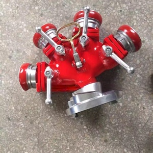 JMFIRE Acoplamiento Storz 150 para extinción de incendios, distribuidor de agua de <span class=keywords><strong>4</strong></span> vías, borde autosellante flexible, aleación de aluminio con recubrimiento en polvo - Product Image 5