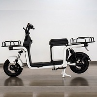 Vélo Électrique à 2 Roues, Électronique Numérique, 800W, Haute Vitesse, 7 Vitesses, Moto de Livraison de Nourriture avec Certification CE, Vélo Électrique