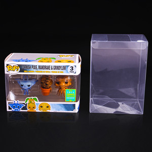Boîtes de protection transparentes empilables, boîte de rangement durable avec film protecteur, adaptées aux figurines <span class=keywords><strong>Funko</strong></span> <span class=keywords><strong>Pop</strong></span> Vinyl de 4 pouces - Product Image 4