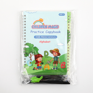 4 libri con penna versione inglese affondò libri di pratica del libro magico per il libro che si auto cancella per bambini - Product Image 1
