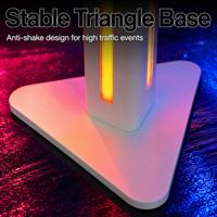 Miroir rond sur mesure de taille iPad pour photomaton, avec anneau lumineux RGB, cadre en métal, verre trempé, USB/Wi-Fi/Bluetooth pour mariages et fêtes