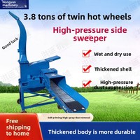 Broyeur de foin électrique/diesel vertical haute pression pour pailles de blé, utilisation double (sèche/humide) pour grandes et petites tailles