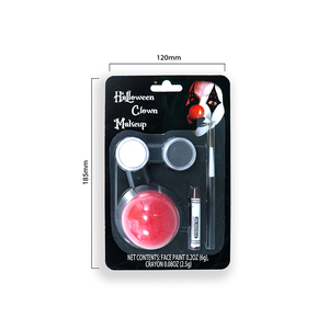 Maquillaje <span class=keywords><strong>de</strong></span> Halloween lavable Kit <span class=keywords><strong>de</strong></span> <span class=keywords><strong>pintura</strong></span> facial <span class=keywords><strong>Payaso</strong></span> Blister Suministros <span class=keywords><strong>de</strong></span> <span class=keywords><strong>pintura</strong></span> corporal Cosméticos a base <span class=keywords><strong>de</strong></span> aceite - Product Image 3