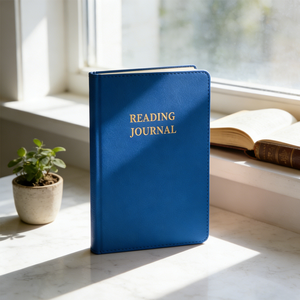 Carnet de <span class=keywords><strong>lecture</strong></span> A5 en cuir rigide personnalisé, vente en gros d'usine - ligné pour les amateurs de livres et la prise de notes - Product Image 2