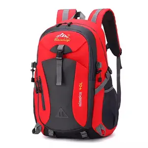 Unisex 40L Large Capacity Waterproof Polyester Backpack Portable Rucksack For Climbing Hiking Camping Travel Sports