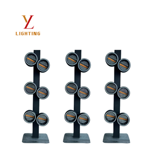 Lumière LED rétro à rotation infinie à <span class=keywords><strong>6</strong></span> têtes, 320W RGB 3-en-1, bande magique 24/34/64CH DMX512, stroboscope 1-25Hz pour scène, fête, bar - Product Image 1