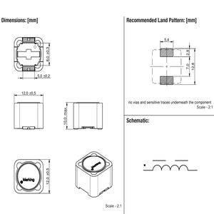Texasia 100uh 1210 7447709xxx <span class=keywords><strong>SMD</strong></span> từ <span class=keywords><strong>shielded</strong></span> nizn trống lõi hiệu quả cao AEC-Q 200 đủ điều kiện điện cuộn cảm 1210 - Product Image 4
