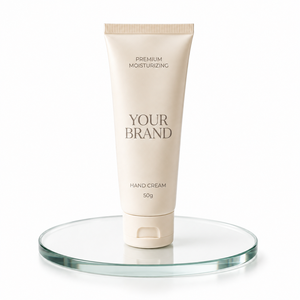 Crème pour les mains hydratante premium à la rose et aux herbes, enrichie en glycérine, nourrissante et hydratante, en tube plastique avec logo de marque personnalisé, OEM, soin de la peau - Product Image 4