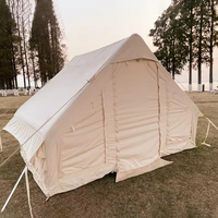 Tente de camping gonflable de luxe, toutes saisons, imperméable, en tissu Oxford, grande tente familiale, installation facile, tente d'extérieur