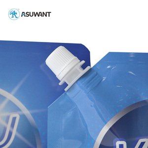 Emballage de liquide à <span class=keywords><strong>vaisselle</strong></span> en poudre de savon à lessive recyclé personnalisé sac à bec verseur sacs de recharge de lavage pochette à bec verseur pour détergent - Product Image 2