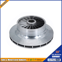 Composant de turbine en alliage de titane usiné CNC 5 axes de précision pour systèmes de circulation d'air automobile