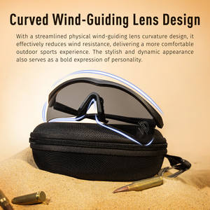 男性女性のための撮影メガネアンチフォグ,ANSI Z87.1認定戦術安全メガネ - Product Image 2