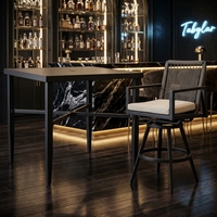 Tables de bar de luxe haut de gamme, tables et chaises de bar en stock, prêtes à être expédiées