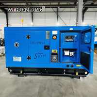 Groupe électrogène diesel silencieux de type canopy 30 kVA avec ATS, prix de gros, pour immeubles de grande hauteur et centres commerciaux