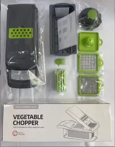 2024 rau Slicer Shredder khoai tây hành tây Chopper Hướng dẫn sử dụng đa chức năng rau và trái cây cắt 14 trong 1 Rau Chopper