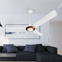 Plafonnier led avec ventilateur intégré, à infrarouge, luminaire de plafond, pour l'extérieur, idéal pour une table, nouveau modèle