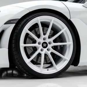 <span class=keywords><strong>Jantes</strong></span> de course automobile forgées sur mesure Happy Tiger, 18-24 pouces, légères, multi-branches, finition blanc brillant pour BMW, Benz, Audi, Tesla - Product Image 2