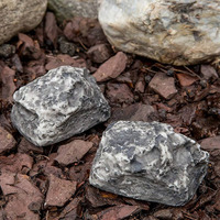 Cache-clé en forme de roche, ressemble et se sent comme une vraie pierre, sûr pour le jardin ou la cour, cache-clé pour le géocaching