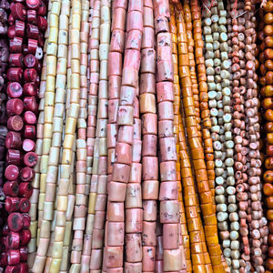 Perles irrégulières en pierre naturelle de corail semi-précieuse, colonne de 18 mm, <span class=keywords><strong>JADEAR</strong></span> noir, pour la fabrication de bijoux - Product Image 6