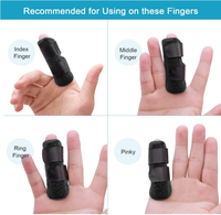 Attelle de doigt de haute qualité à bas prix pour le soulagement des tendons et de la douleur, attelle de doigt pour le pouce, le majeur et le ring