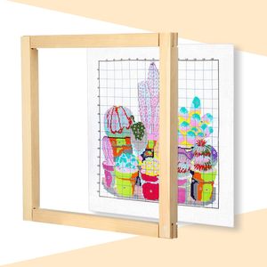 Set di 6 telai per ricamo, 6 misure, telai in legno per ricamo <span class=keywords><strong>a</strong></span> <span class=keywords><strong>punto</strong></span> <span class=keywords><strong>croce</strong></span>, set di telai per ricamo - Product Image 6