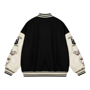 Chaqueta de Béisbol Vintage para Hombre, Chaqueta de Piloto Gruesa de Invierno para Parejas, Diseño de Letras 3D, Chaqueta Universitaria Rosa de Alta Gama - Product Image 6