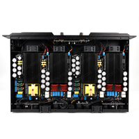Amplificateur de puissance numérique de classe D 4 canaux 1U GD1300 1300W sous 8 ohms 2000W sous 4 ohms avec affichage et fonction PCF