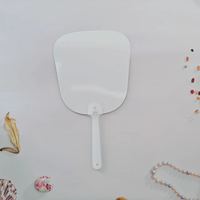 Produits les plus vendus 2025 Fabricant Nouveau Style Impression Personnalisée Sublimation Ventilateurs à main en plastique portables de couleur unie