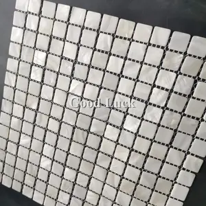 20Mm Vuông Tự Nhiên Trắng Mẹ Của Ngọc Trai Vỏ Khảm Gạch - Product Image 4