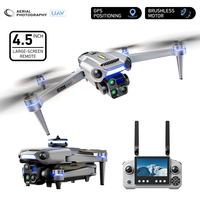 P51 Long Range FPV Drone 1080P HD Camera 5G WiFi Transmission Brushless GSP Foldable RC Drone for Aerial Photography and Outdoor