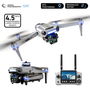 Dron <span class=keywords><strong>FPV</strong></span> de Largo Alcance P51 <span class=keywords><strong>con</strong></span> <span class=keywords><strong>Cámara</strong></span> HD <span class=keywords><strong>1080P</strong></span>, Transmisión WiFi 5G, Motor sin Escobillas, <span class=keywords><strong>GPS</strong></span>, Plegable, para Fotografía Aérea <span class=keywords><strong>y</strong></span> Actividades al Aire Libre - Product Image 1