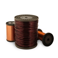 Cable electrónico de cobre puro, alambre de bobinado esmaltado de aluminio, ECCA, 28awg, 1,5mm, aprobado