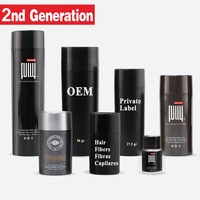 Fibras Capilares Veganas para Hombre, Estilo Americano, para Dar Volumen al Cabello, 100% Naturales, Seguras, 18 Colores, Personalizables OEM