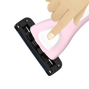 Maquinilla de afeitar para mujer de cabeza de pelo de tres hojas de acero inoxidable personalizada avanzada para partes privadas - Product Image 3