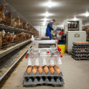 Lève-œufs à vide 1,5 kg en acier AYTAV pour l'élevage avicole, collecte, stockage, durable, empilable, manutention, livraison, neuf, garantie 1 an - Product Image 3
