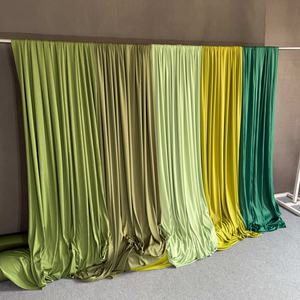 Outdoor-Hochzeits-Hintergrunddekoration 2-Wege-Elastischer Polyesterstoff für Bühnen- und Bogendekoration - Product Image 5
