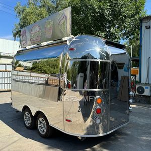 Camiones de Comida Totalmente Equipados Estilo Restaurante de Hot Dogs Estadounidense, Remolque de Helados Móvil, Carrito de Comida para Negocios - Product Image 2