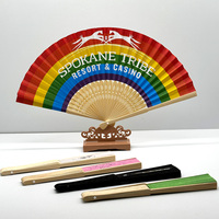 Éventails pliants en papier personnalisés en gros, petits et grands, éventails pliants en bambou personnalisés pour mariage