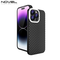 Nouvelle série Novelsub – Coque TPU ultra-fine et respirante à trous cellulaires pour dissipation thermique intégrale, étanche, compatible multi-marques pour iPhone 14 Pro Max