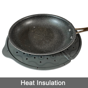 Protector antiadherente universal de silicona para cocina, Protector antiadherente para salpicaduras de café y aceite de frywall - Product Image 5