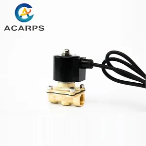 Katup Solenoid Listrik Kuningan 1 "Bawah Air 220VAC 110V AC Biasanya Tertutup NPT IP68