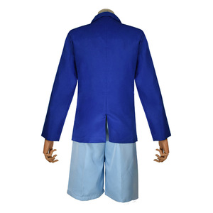 Disfraz de Detective <span class=keywords><strong>Conan</strong></span> para <span class=keywords><strong>Halloween</strong></span>, Conjunto de Disfraz con Blazer Azul y Corbata de Moño Roja de Poliéster para Adultos - Product Image 4