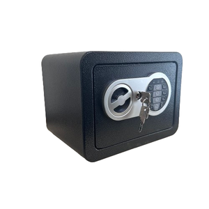 Mini Key Lock Steel <b>Fireproof</b> Deposit <b>Box</b> with Door Thickness 17x23x17cm Dimensions for Home and Car Use - Product Image 5