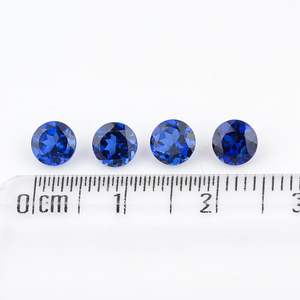 YASHEE - Gema de Zafiro Azul de 5x5 mm, Corte Brillante Redondo, Gema Natural Suelta para Joyería - Product Image 4