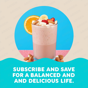 Poudre de protéines de lactosérum de bovins nourris à l'herbe OEM, saveur vanille, smoothie, 25 g de protéines, 10 g de collagène, lait de coco biologique, amélioration des os - Product Image 3