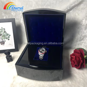 Factory Direct Sale Classic Black Wooden <b>Watch</b> Box, High Quality Custom Brand <b>Watch</b> <b>Case</b>, Luxury Box for Men Women Brand <b>Watches</b> - Product Image 4