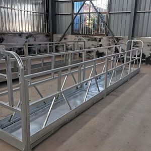 Elektrische bouwplatformen voor buitenmuren, hoogwerker voor spuiten, verzinkte platformen - Product Image 6